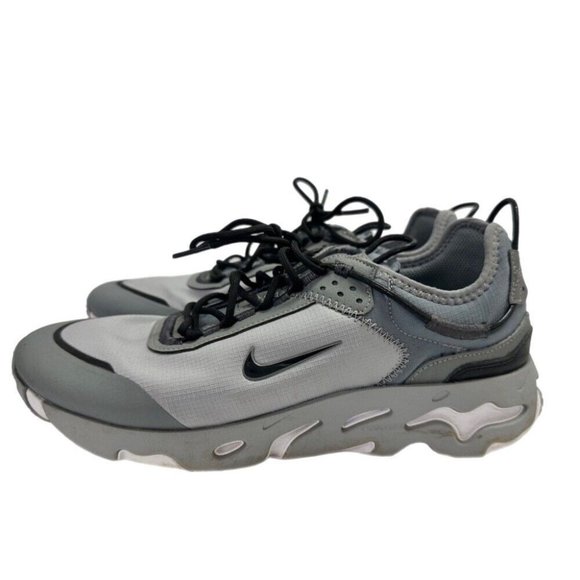 Nike React Live SE Stadium Gray Lifestyle  Shoes Sneakers DD6879 001 SIZE 9.5 - Picture 1 of 6